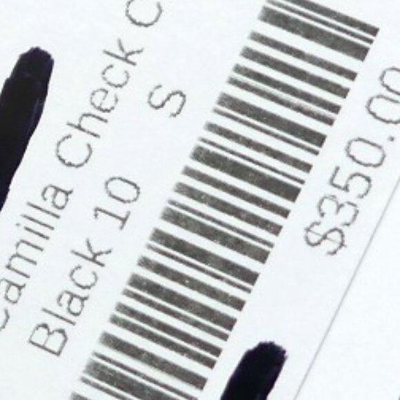 COTE Black White Button Down Camilla Cardigan Check Knit Sweater USA Size Small - Picture 11 of 11